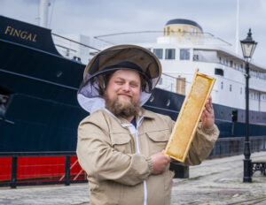 Andy Zalewski, managing director of Edinburgh Honey Company at Fingal in Edinburgh