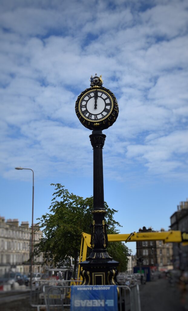 London Road clock