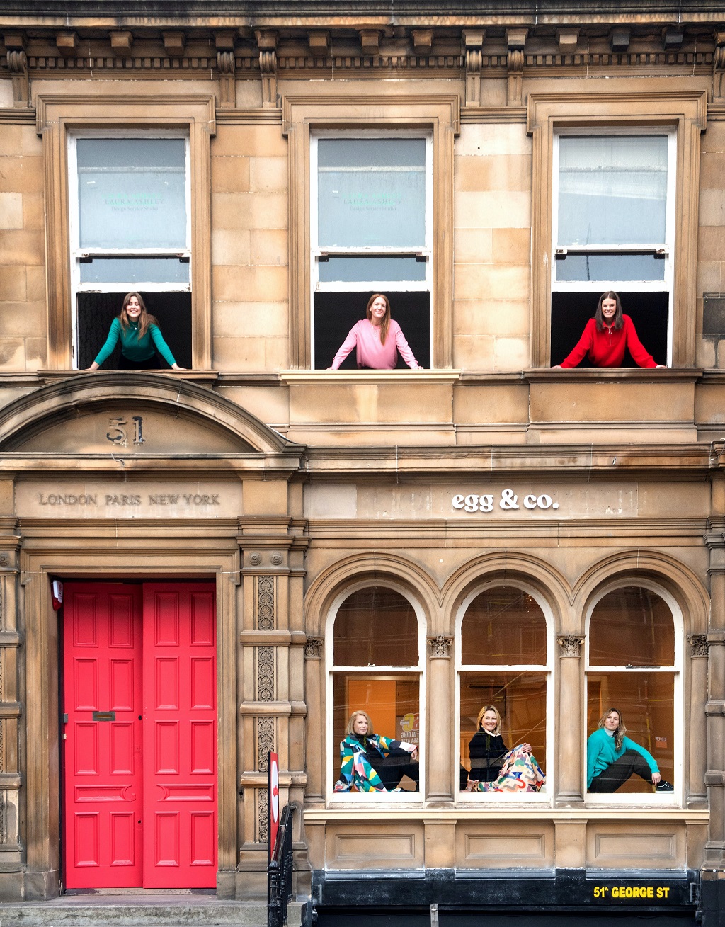 New retail experience, venue and co-working space egg &amp; co launches in Edinburgh

First physical space opened by women’s platform egg will host
female-led brands and events

An exciting new space hosting female-led retail brands, and offering events ranging from business networking to yoga, is coming to a prime site on Edinburgh’s George Street this month with the launch of egg &amp; co.

This is the first move by egg, Scotland’s largest online and offline platform for women, to create its own physical space to complement its existing diverse range of services. The egg community of more than 65,000 women, launched by Kylie Reid in 2017, supports and encourages female-led collaborations. egg &amp; co is a space powered by women, at a time when community and connection have never been more needed.


Bottom row l-r are Leah Hutcheon of Appointedd, Kylie Reid and Alex Dewar.