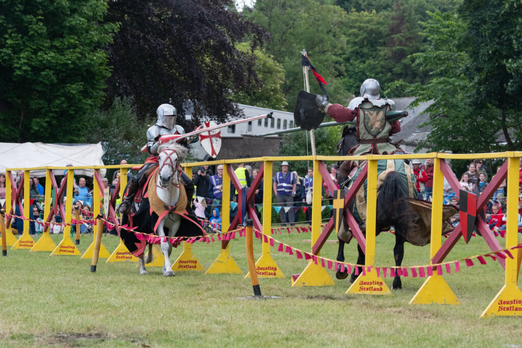 Linlithgow Peel - Jousting