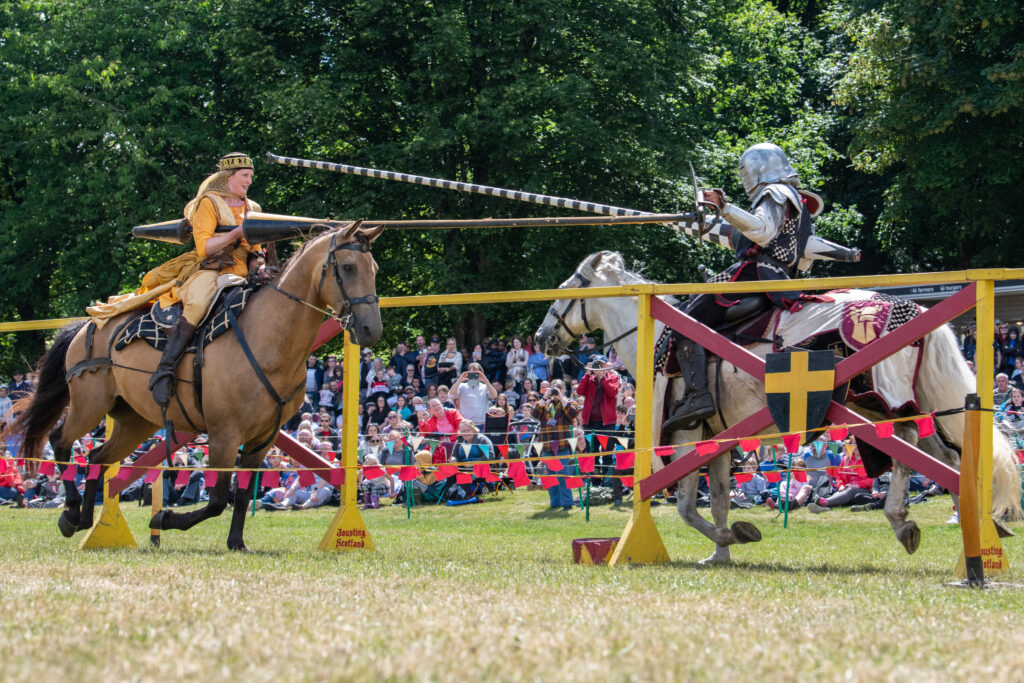 Linlithgow Peel - Jousting