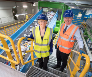 Aberdeen, Scotland, Friday 20th October 2017

Official opening of the Altens East Recycling, Resource and Recovery Facility.

Pictured is (l to r): Cllr Jenny Laing, Co_Leader of the Aberdeen City Council and David Palmer-Jones, Chief Executive Officer of SUEZ recycling and recovery UK

Picture by Michal Wachucik / Abermedia