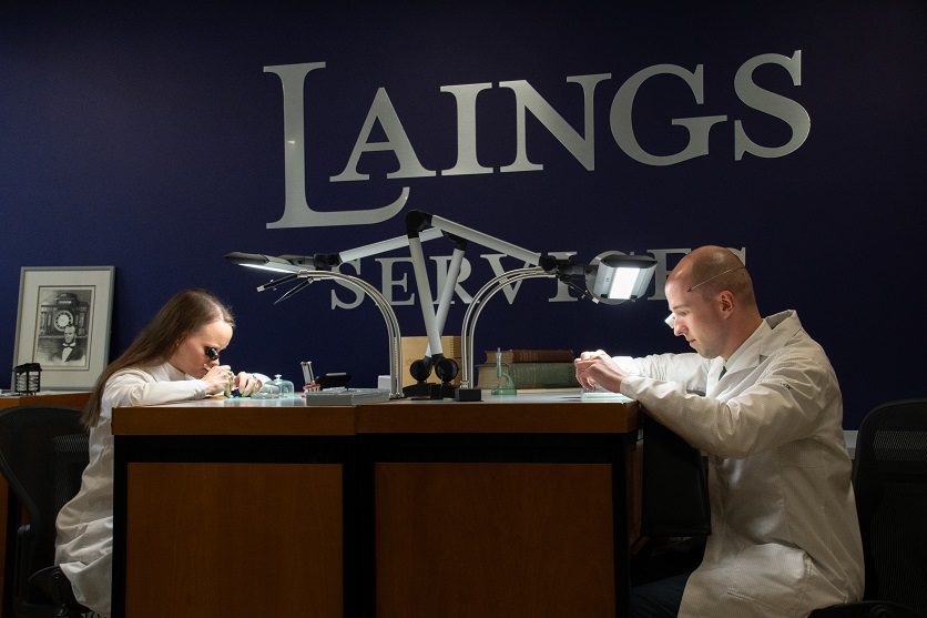 Luxury jeweller Laings has opened one of the UK’s largest watch workshops in Glasgow