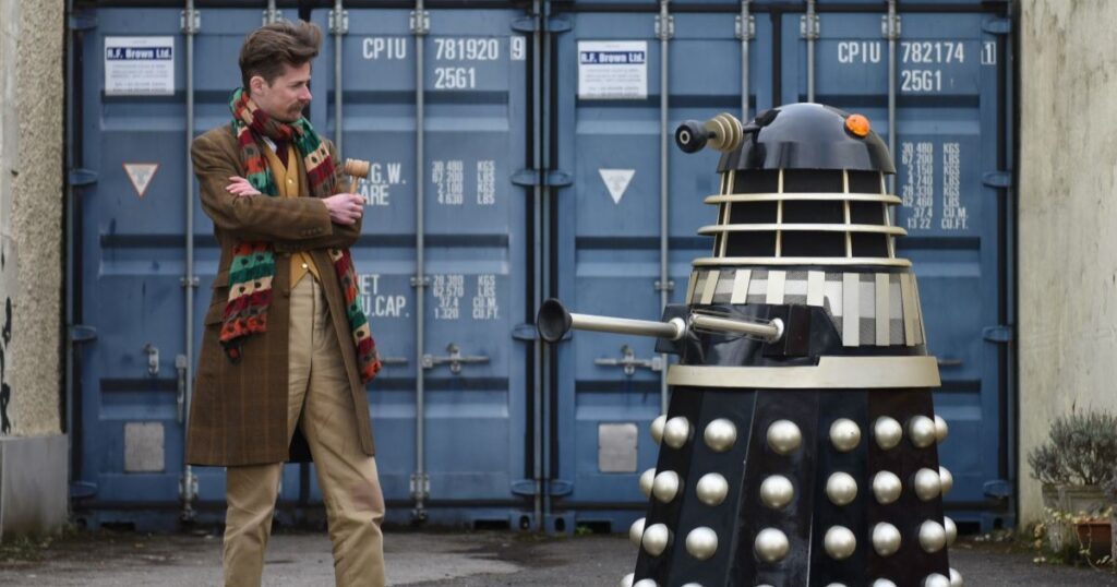 A full sized Doctor Who Dalek is for sale. Credit: James Chapelard