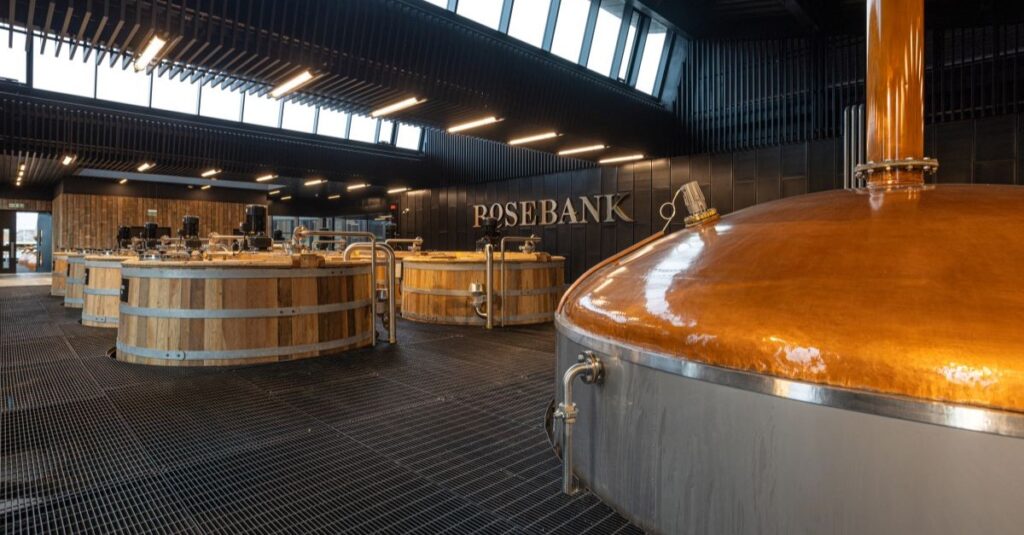 Rosebank Distillery.