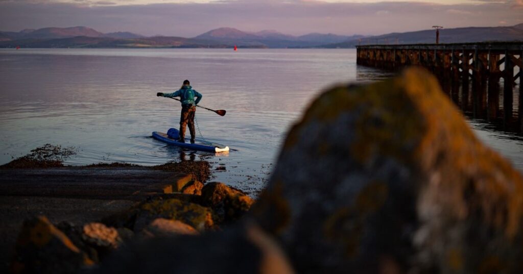 Cal Major has travelled 800 miles around Scotland’s wild coast on a paddleboard. 