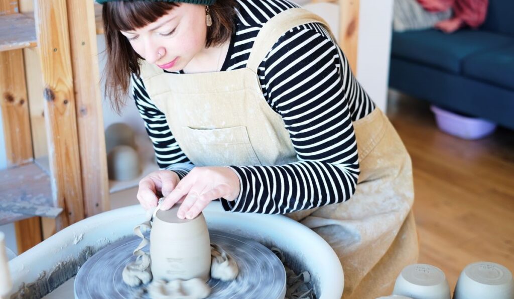 Kayti Peschke. Credit: Skíō Pottery.