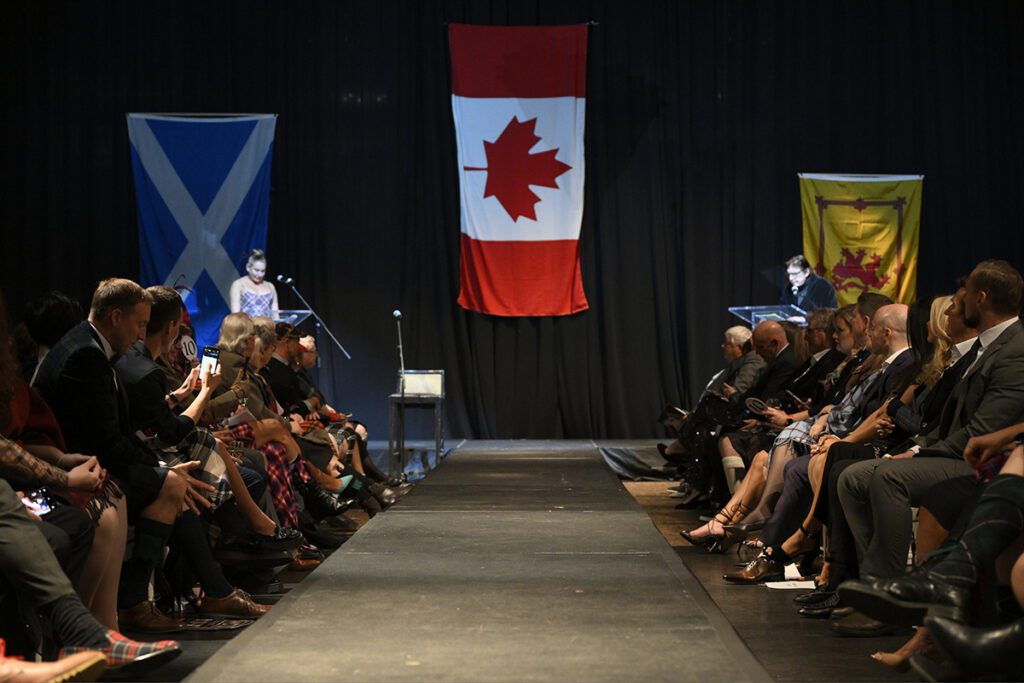 Dressed To Kilt 2024 fashion show in Toronto, Ontario.  [Credit: Robert Okine/Getty Images for Friends of Scotland]