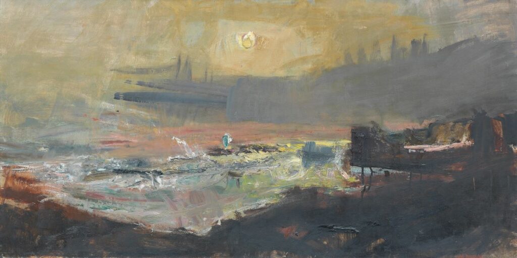 Lot 85. Joan Eardley (1921-1963), Sun on the Sea, Catterline. Estimate: £40,000 - £60,000.
