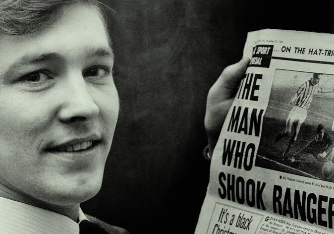 A young Sir Alex Ferguson (Photo: Mirrorpix)