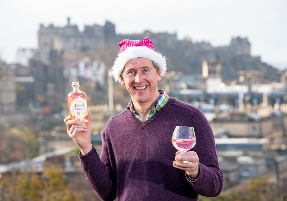 Old Curiosity Gin co-founder Hamish Martin at The Balmoral Hotel
