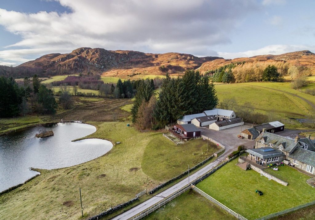 Cardney Steading in Perthshire