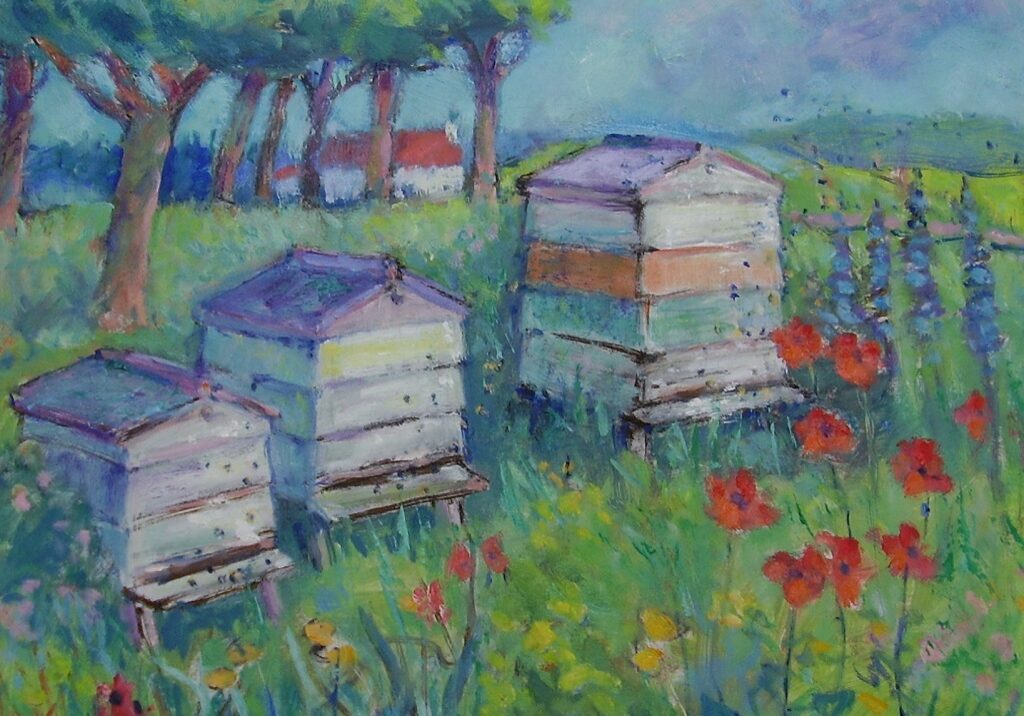 Beehives, Isle of Lismore, is another artwork which will be on display