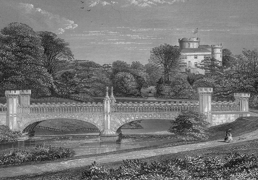 Eglinton Castle as it stood in 1876