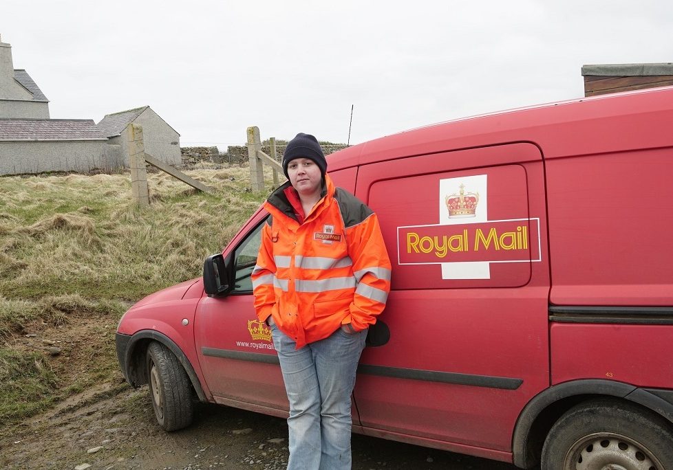 A job as a postal worker is just one of six that Sarah has 