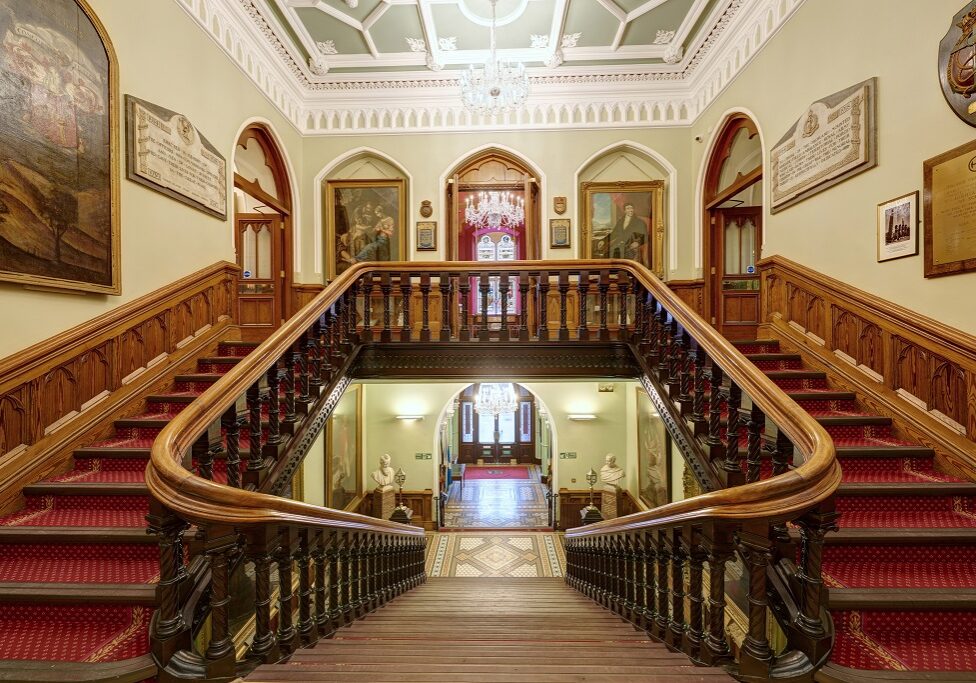 The staircase at Inverness Town House (Photo: Ewen Weatherspoon)