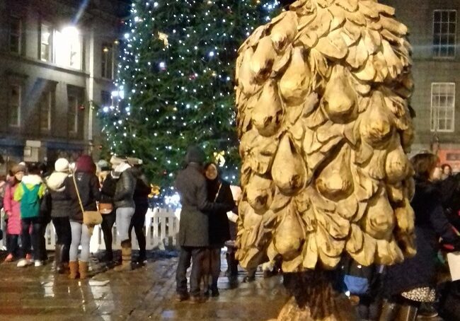 Garry Shand created Aberdeen's Twelve Days of Christmas Sculpture Trail 