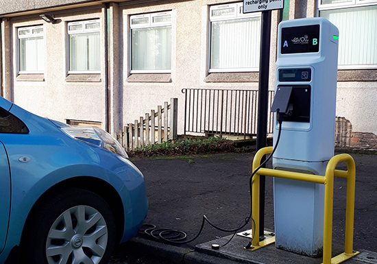 More than 900 free public charging points are now sited in Scotland