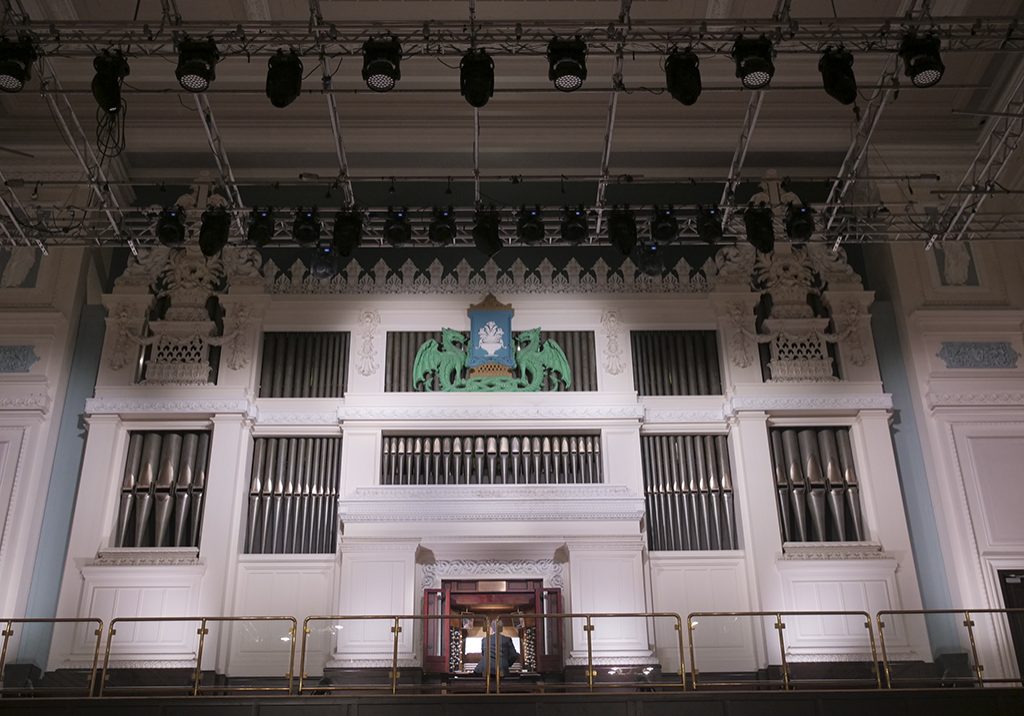 The organ in the Caird Hall