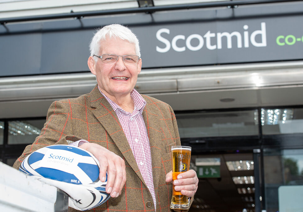 Former British and Irish Lions captain Finlay Calder has called on  customers to support Gen!us Craft Lager at Scotmid with 5p from can every going towards his former team-mate Doddie Weir’s MND charity 
(Photo: Ian Georgeson)