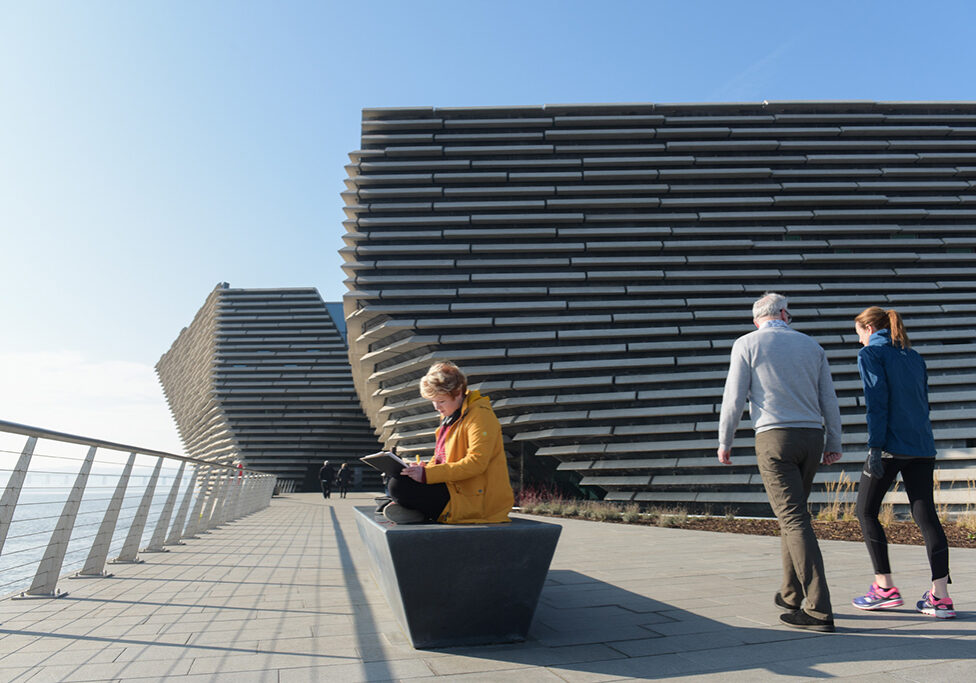 The V&amp;A Dundee building  has attracted over half a million visitors already (Photo: Julie Howden)