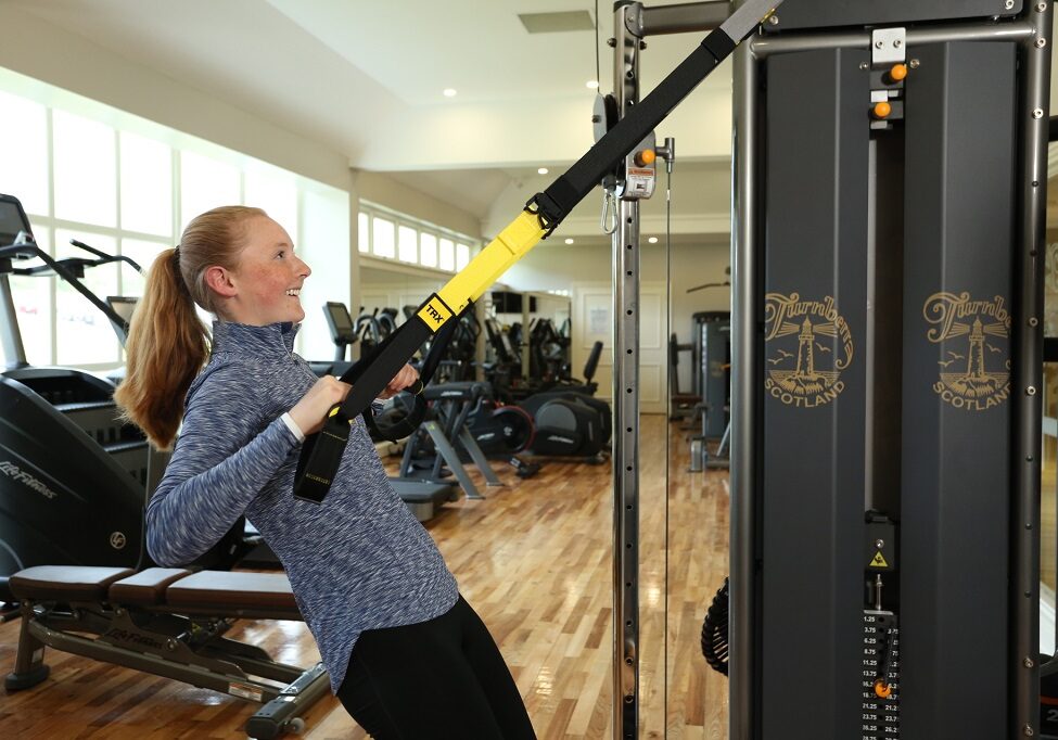 The revamped gym facilities at Trump Turnberry