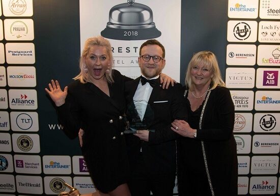  East Haugh House's (from left) director Sophie McGown, general manager Steven Dobbin and proprietor Lesley McGown