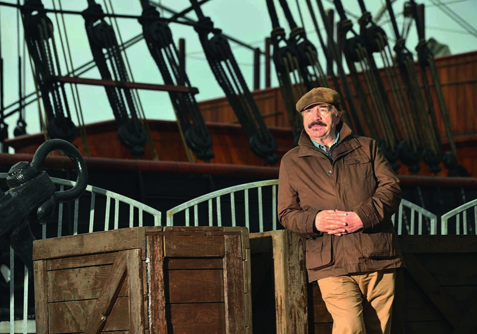 Brian Cox on the Discovery in Dundee (Photo: Angus Blackburn)