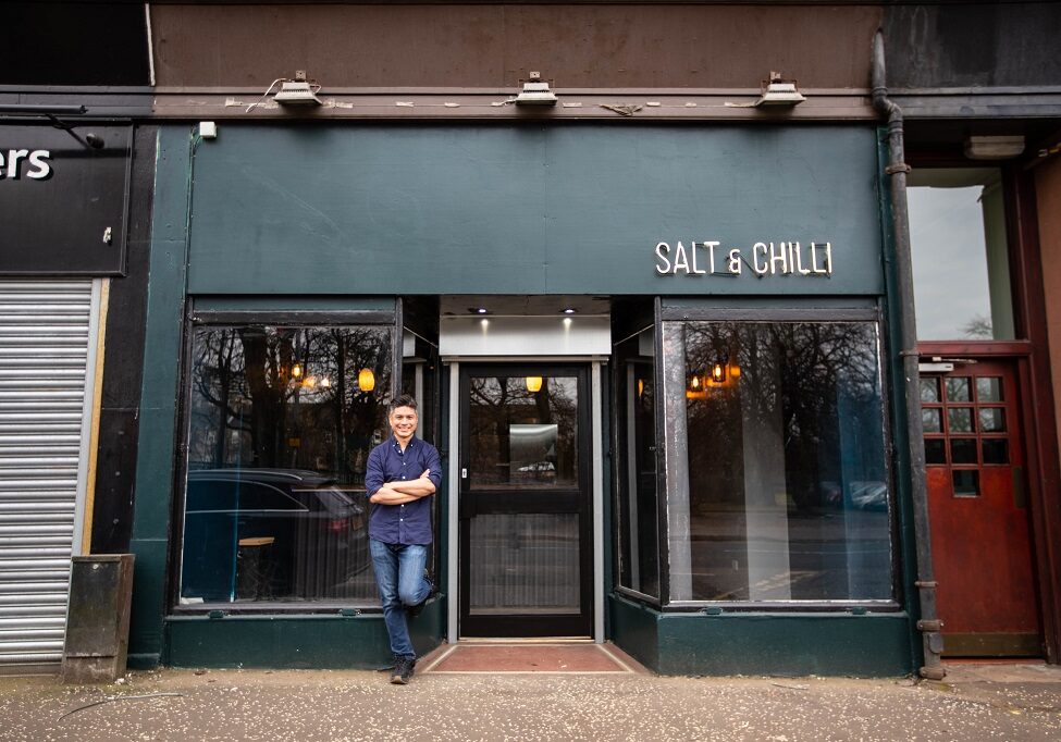 Jimmy Lee at Salt &amp; Chilli Oriental in Glasgow's West End (Photo: Naomi Vance Photograph)