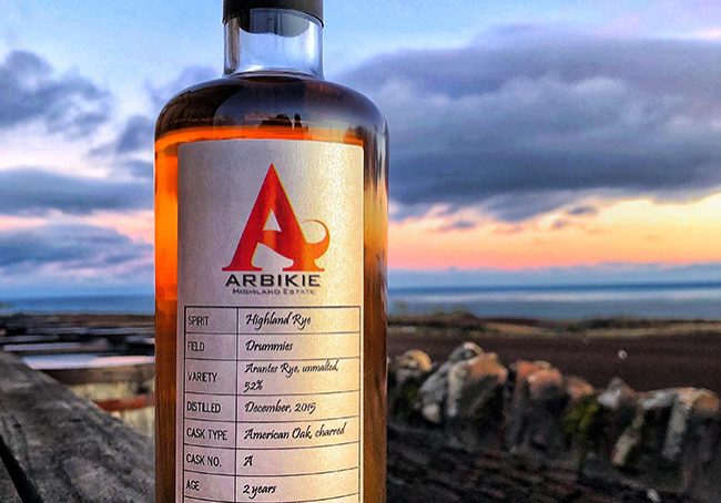 Arbikie have produced two versions of rye whisky.
