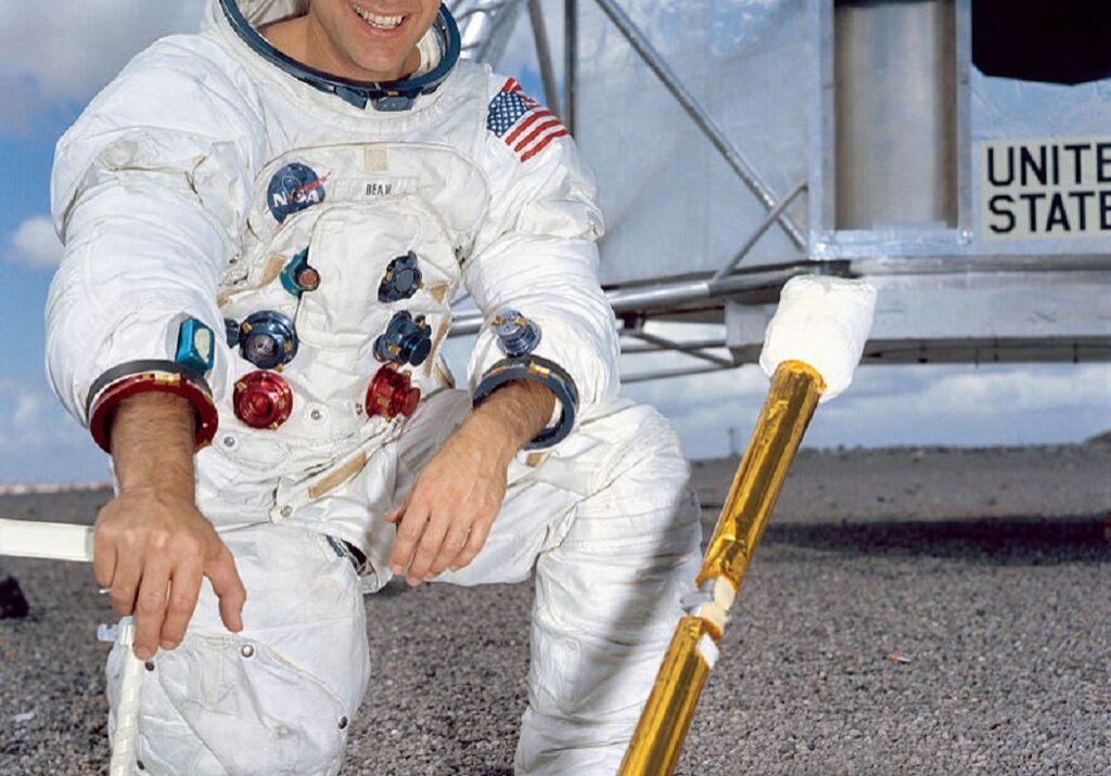Alan Bean in his days as an astronaut