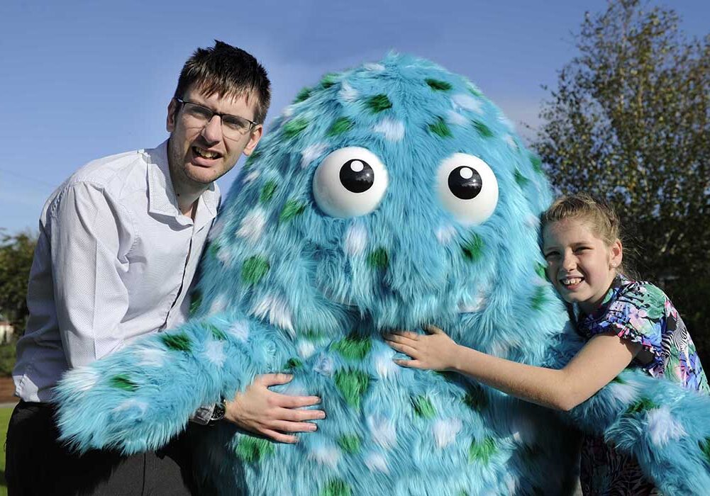 Pictured with Ellie Marshall (aged eight, from Wigtown Primary School with Dumfries and Galloway major events champion Adam Wilson (Photo: Colin Hattersley)
Photography cphattersley@gmail.com - 07974 957 388.