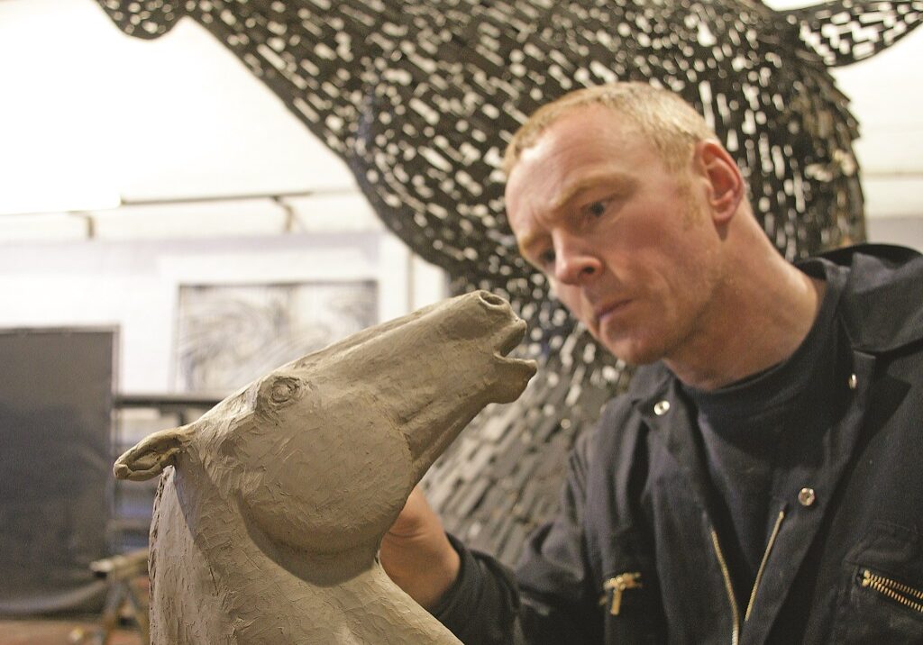 Andy Scott in his studio