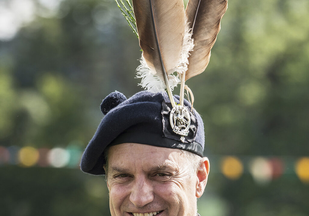 Sir James Forbes of Newe, pictured at the Lonach Gathering (Photo: Steven Rennie Photography)