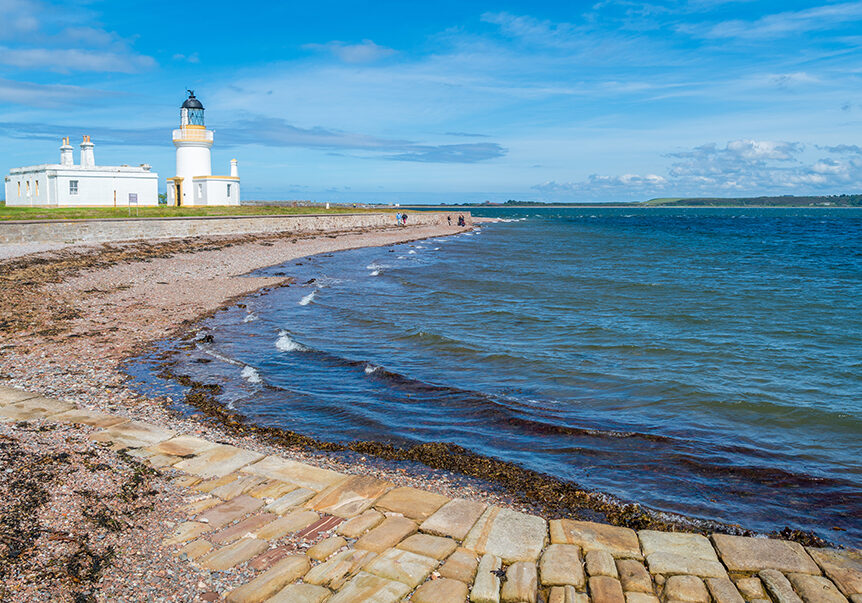 Chanonry Point, at the end of Chanonry Ness, on the Black Isle