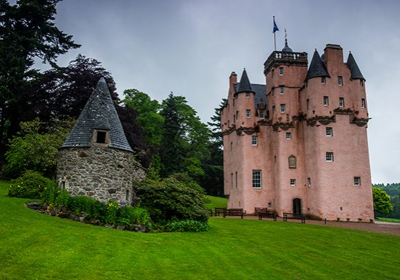 Craigievar Castle is believed to have been the inspiration for Walt Disney’s castle logo