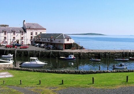 The impressive exterior of the Crusoe Hotel