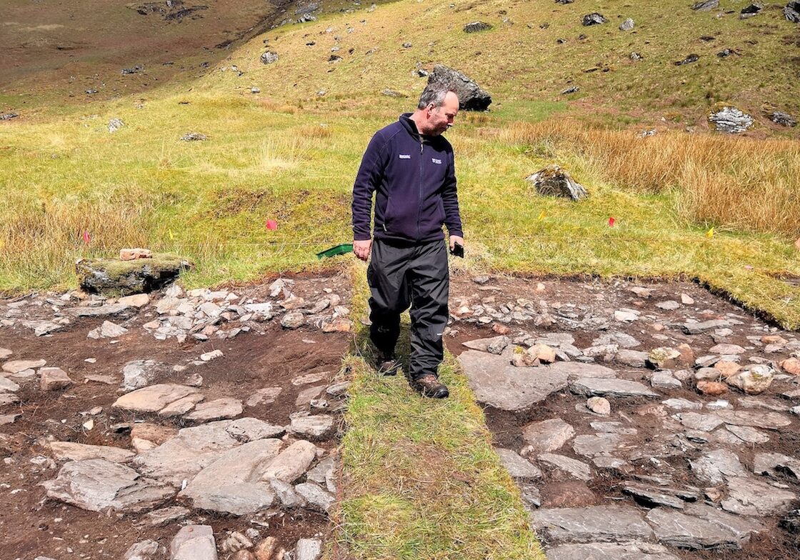 The National Trust for Scotland has been excavating a site in Glencoe