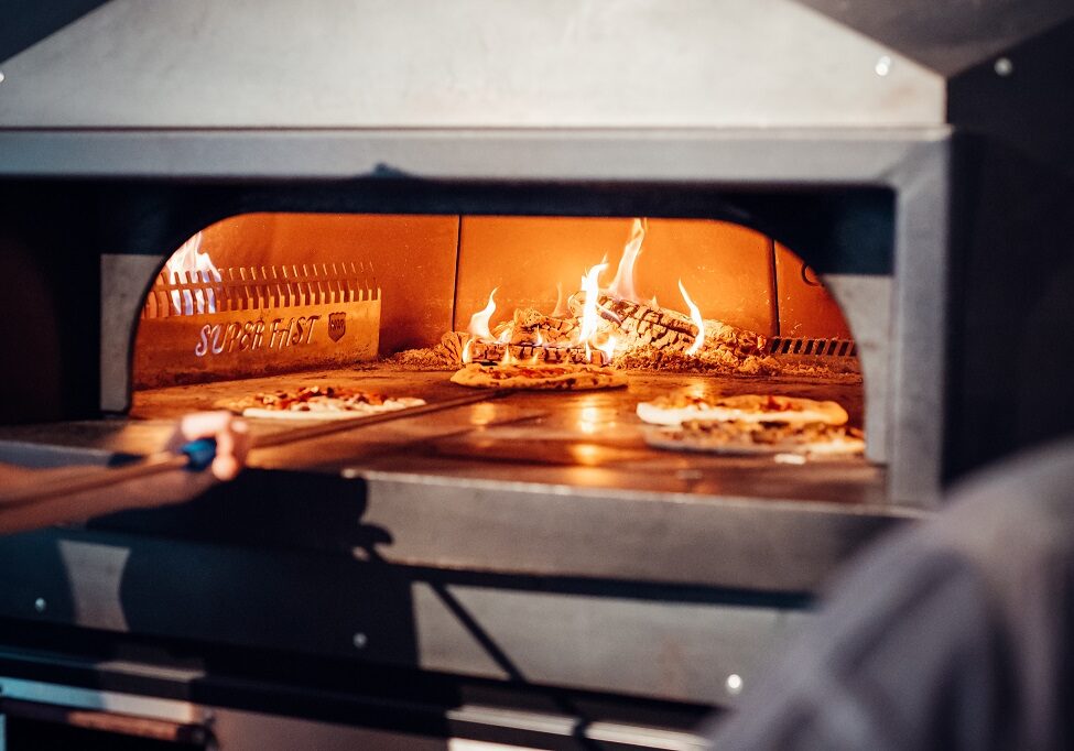 Freshly-made pizza to order at Pizza Punks