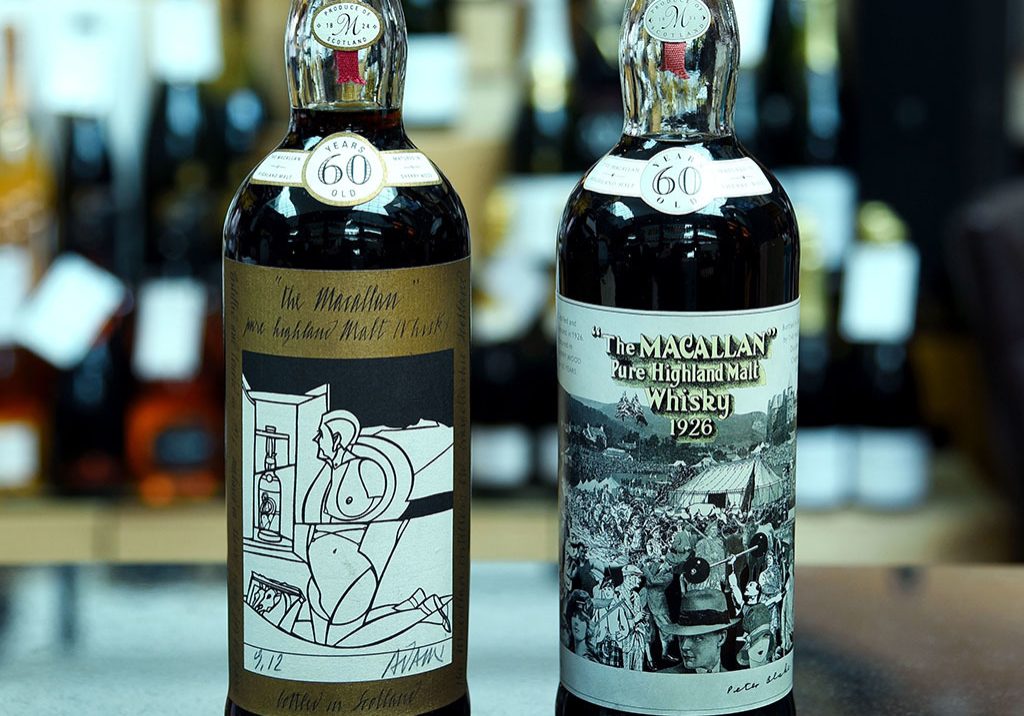 Sir Peter Blake and Valerio Adami designed the labels for The Macallan 1926