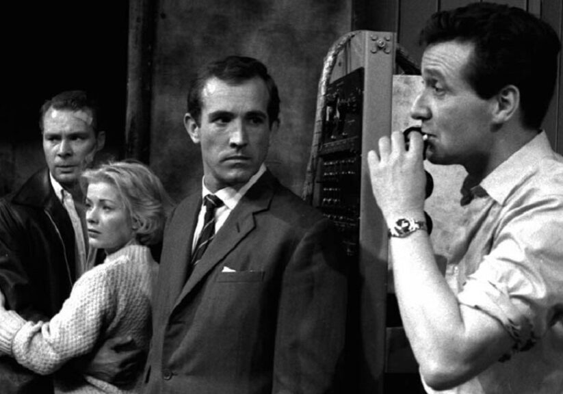 Ian Hendry (centre) and Patrick Macnee (right) were the original Avengers