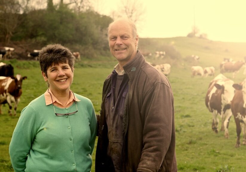 Wilma and David Finlay on their farm