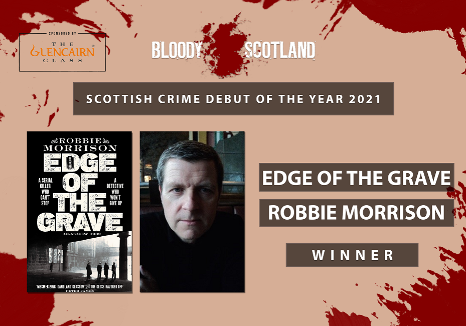 Robbie Morrison won the debut novel prize