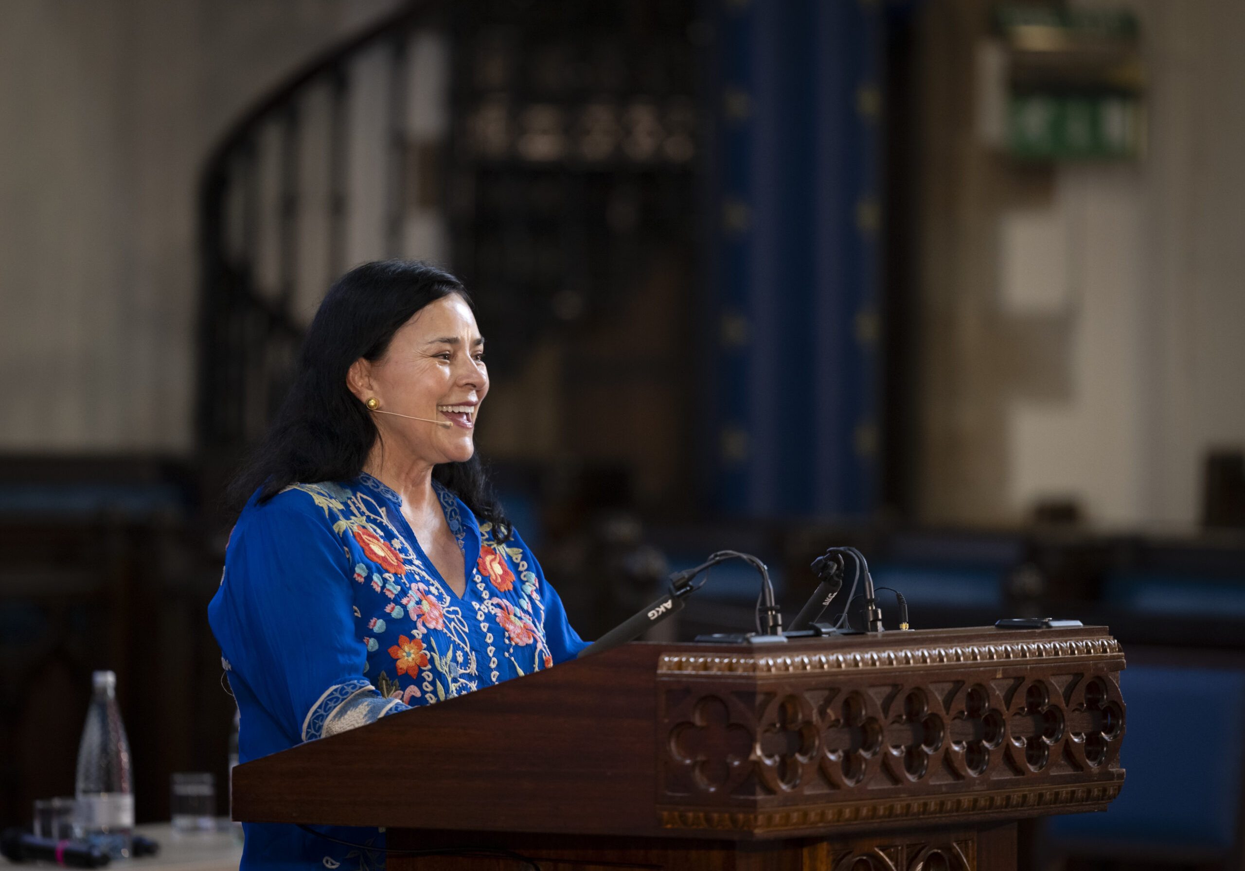 Outlander author Diana Gabaldon today as she opens the 1st international Outlander conference at the University of Glasgow.

Expert scholars and Outlander fans are joining Dr Gabaldon to tackle themes 
such as Jacobite history, screen production, Scottish tourism, Gaelic and Scots, costume design, fandom, Claire Fraser’s medicine, and witchcraft. 

Dr Gabaldon’s talk is entitled, '"Why Scotland? Why Not Mexico?" Genes, Borders, Culture and Fiction: Why They Matter and When They Don't'.

The author, who was awarded an honorary doctorate by the University of Glasgow last year, said: “My lecture will be partly personal, as in why did I write a book set in Scotland. I will also be talking about how do I go about my business of writing, and what, if any, limits do I observe in what I write of how I write it.”

The Outlander literary series is made up of nine thrilling instalments, and tells the tale of a post-Second World War nurse who accidentally time travels to Jacobite Scotland. Outlander became one of the bestselling book series of all time and spawned the hugely popular TV series, currently in its seventh season.

The International Outlander Conference will take place from 18-22 July at the University of Glasgow and promises to be a landmark event. 


Notes to Editors
 
For more information please contact Áine Allardyce, University of Glasgow Communications Team on 07976 201938 or email aine.allardyce@glasgow.ac.uk


Photograph by Martin Shields 
Tel 07572 457000
www.martinshields.com
© Martin Shields