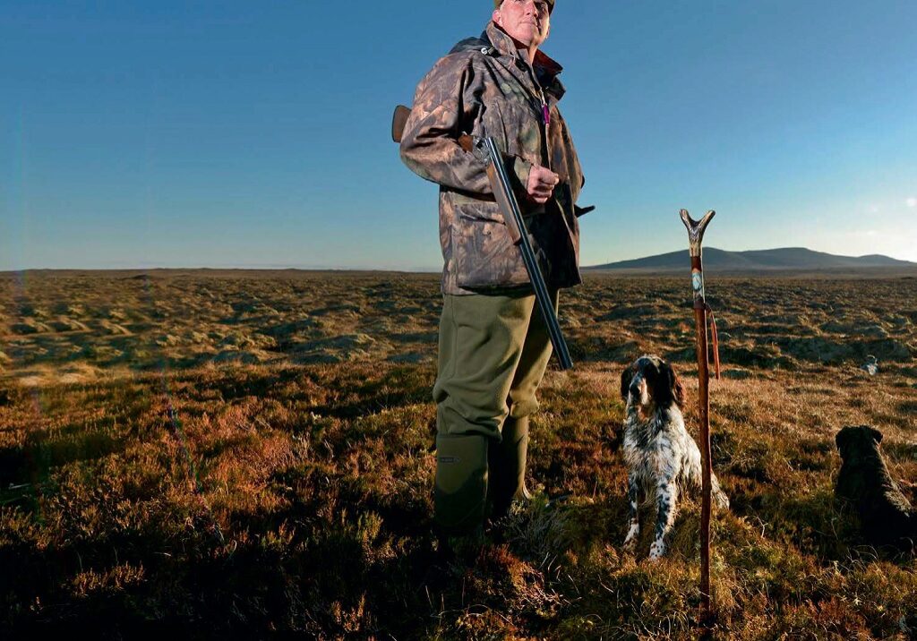 Barvas gamekeeper Angus Macleod stands on the estate’s moor (Photo: Angus Blackburn)