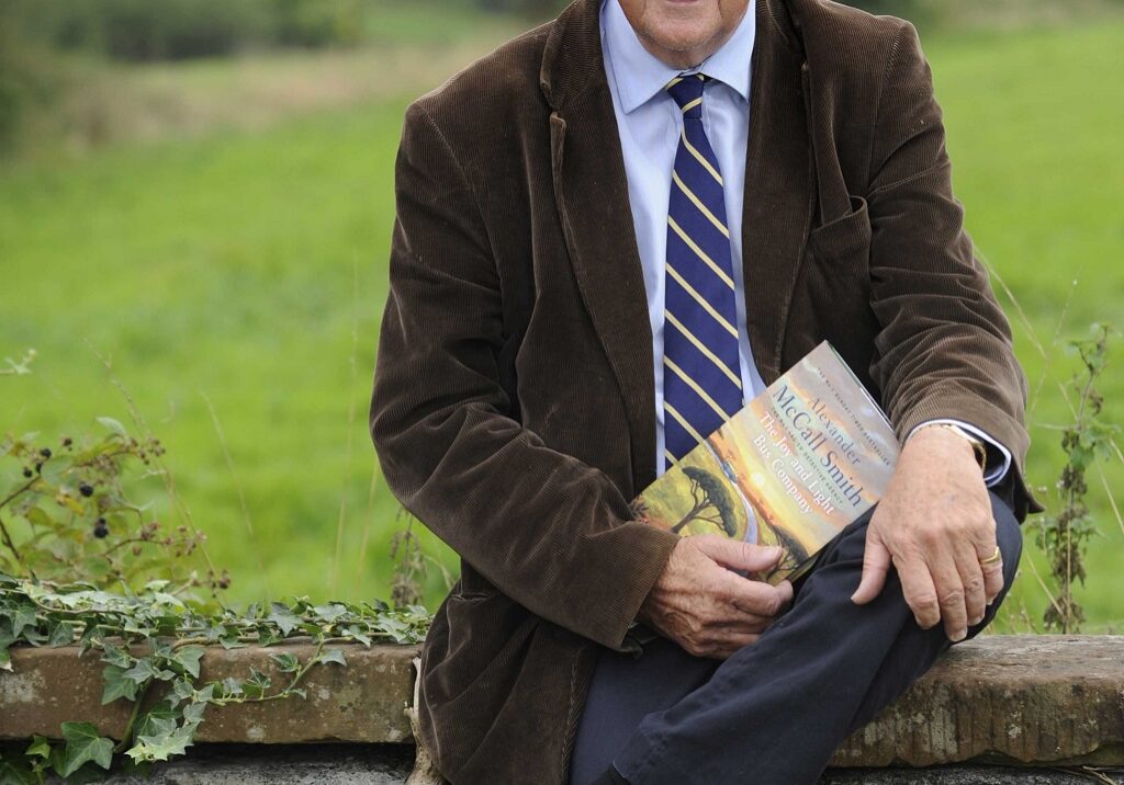 Alexander McCall Smith spoke about his writing at the Wigtown Book Festival (Photo: Colin Hattersley)