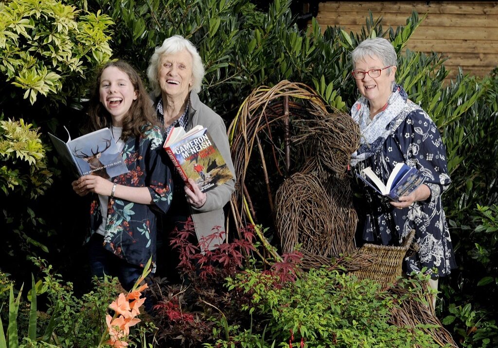 Volunteers at the Book Festival are of all ages (Photo: Colin Hattersley)