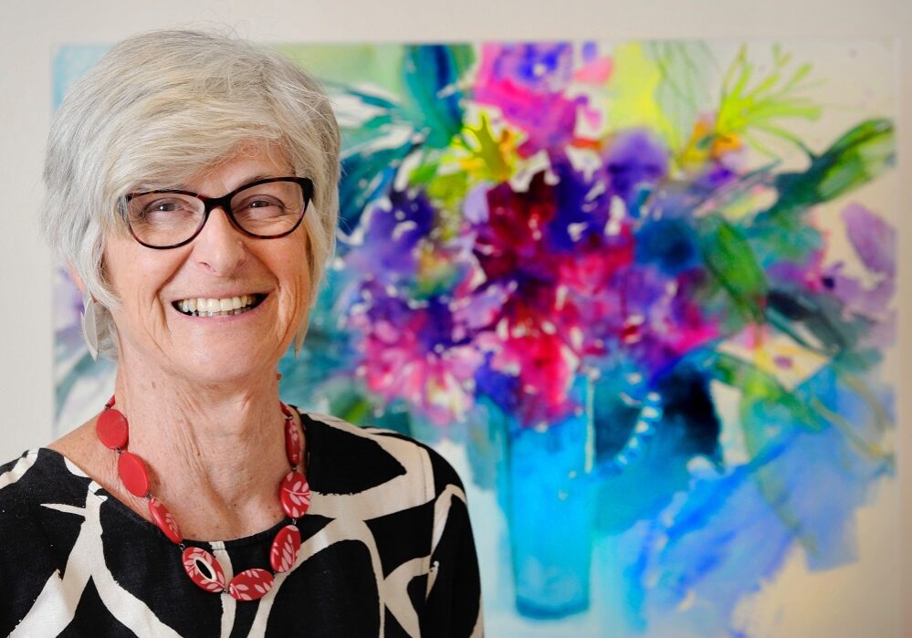 Painter Hazel Campbell  (Photo: Colin Hattersley)