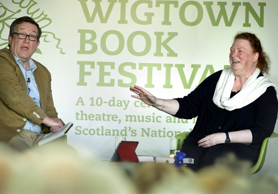 Sue Black at the 2018 Wigtown Book Festival (Photo: Colin Hattersley)