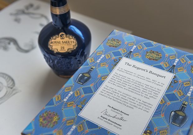 The Regent's Banquet gift set, featuring Royal Salute whisky